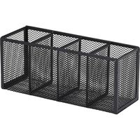 Pencil Holder, Black Mesh Pen Organizer Storage Basket, Cubicle Desk, Makeup Brush Holders, Offices, 22.59.58cm
