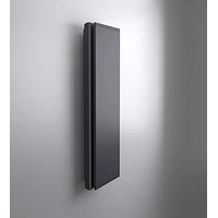 Vertikaler elektrischer Heizkörper 110 x 45 cm Anthrazit Radialight ICON ICO10111 matt-schwarz