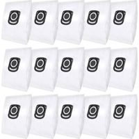 Soldes Lot de 15 sacs d'aspirateur pour Rowenta Hygiene+ ZR200520 ZR200720 Swirl R39 Sacs à poussière pour Rowenta Compact Power, X-Trem Power & Silence Force (RO64xx RO63xx RO68xx RO39xx)