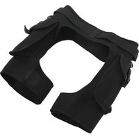 Short de plongée à entrejambe ouverte de 2,5 mm, short de combinaison, pantalon de travail aquatique pour la plongée en apnée, la natation, longueur XL (52-54 cm), tour de taille (100-107 cm)