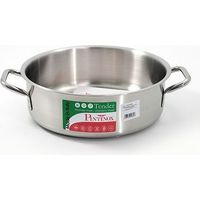 Casseruola media con 2 manici in acciaio inox Tender Cm.28