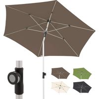 Doppler Push Up Parasole I Regolabile manualmente in Altezza con Rotella I Moderno Parasole da Balcone I Facile da Aprire e chiudere I 220 cm I inclinabile