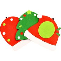 Aiperq Christmas tree absorbent insulated coasters 3-piece set suitable for Christmas, birthdays, and daily life