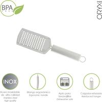 Grattugia in acciaio inox 6 x 23 (H) cm.