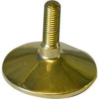 PIEDINO REGOLABILE IN OTTONE Ø 40 mm M10 Q.TA 20