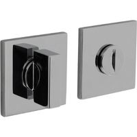 Fermeture de WC carrée Tira chrome - H202N6BCR