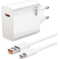 Chargeur Rapide 120W USB pour Smartphones Xiaomi et Redmi, Compatibilité avec Séries 14T Pro, 13T Pro, 11T Pro, Note 13 Pro+, 12 Pro+, 11 Pro+ - AUTRES