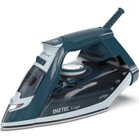 Imetec 9041 Bügeleisen Trocken- & Dampfbügeleisen Keramik-Bügelsohle 2200 W Blau, Hellblau