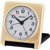 Seiko sveglia analogica in plastica da viaggio Oro QHT015G