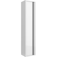 Colonna bagno sospesa 30x140 cm bianco lucido con un’anta - Astoria
