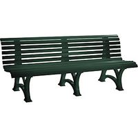 Panca da giardino Borkum, lunghezza di 4 mm verde 2000