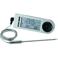 Rösle Barbecue Kerntemperaturmesser, Bratenthermometer, digitale Temperaturanzeige, Thermometer, Fleischthermometer, 25086
