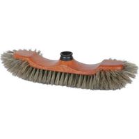Balai Plastique 1/2 Tête Nettoyage Polyvalent, Fibres Grises Robustes - Générique