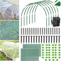 Arceaux Serre De Jardin, Arceaux pour Serre Tunnel, Cerceau de Serre de Jardin, Cerceau pour Serre de Jardin, Kit De Maison De Cerceau De Jardin, Garden Arceaux pour Serre Tunnel