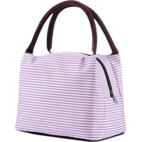 Sac à lunch isotherme pour le dîner, sac fourre-tout, sac de pique-nique, sac de voyage, boîte à petit-déjeuner, sac fourre-tout pratique pour les enfants, sac isotherme violet