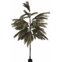 plante pampas verte décorative en polyester pour intérieur - vert feuillage naturel