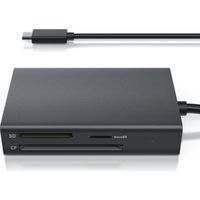 CSL USB-Adapter, Kartenlesegerät inkl. USB Kabel 3 in 1 Kartenleser mit USB 3.2