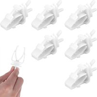 8PCS Bird Cage Food Holder Clips Fruit Vegetable Feeder Budgie Feeders Bird Cage Accessories for Parrots, Cockatiels, Parakeets, Budgies, Conure & Small Animals