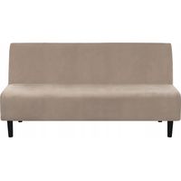 Housse pour canapé, sofa, sofa, sofa, velours élastique TESS, beige clair