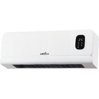 Split Ceramico Ptc Taxus 2000w Blanco 2 Potencias Display Remoto Temporizador Seguro 16x45x12,2cm