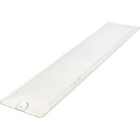 Cache de lampe 32,5cm x 6,5cm pour hotte FAGOR BRANDT – Pièce détachée – Verre trempé – Résistant à la chaleur – Broan