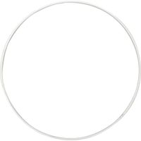 Vimin Box Anello Metallo D 30 Cm Bianco