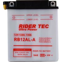 Batterie Moto Rb12al-a Conventionnelle 12v 12ah 150a Rider-tec