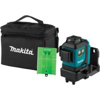 Makita – Niveau laser multiligne SK700GD 12V – 3 lignes vertes 360° – Portée 35m – Technologie XPT – Étui de transport inclus