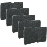 vhbw Kit de 5x filtres (filtre éponge) compatible avec Beko DPU 8360 X DPU8360X-BEN, DPU8360X-EU, DPU8360X-FRA sèche-linge