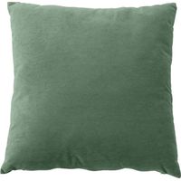 Coussin dehoussable en velours Vert clair 40x40 cm