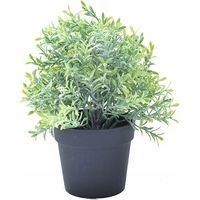 Plante artificielle en pot, réaliste, 20 cm, joli buisson de romarin