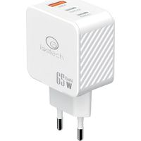 CARICABATTERIA SMARTPHONE RAPIDO LSNC37 LOSTECH VOLT 230 WATT 65 1 PRESA USB + 2 PRESA TYPE C