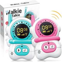 royaluxe -Walkie Talkie, Jouets pour Enfants 3-10 Ans Jeux sonores à 3 Modes Cadeaux pour garçons ou Filles de 3 à 10 Ans, Convient pour l'école, l'extéri et Le Jardin