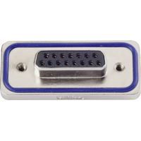 Conec 15-000613 Connettore femmina SUB-D 180 ° Numero Poli (num): 9 Punte a saldare 1 pz.