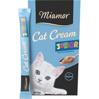 Miamor Katzencremepaste mit Taurin, ein Leckerli für Kätzchen, 6 x 15 g