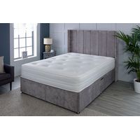 Hand Tufted Cool Comfort Memory Foam Sprung Mattress, 4ft6 Double