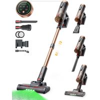 Proscenic – Aspirateur balai sans fil 550W – 55 KPA – Autonomie 55 min – Écran intelligent LED – Technologie GreenEye – Ultra léger
