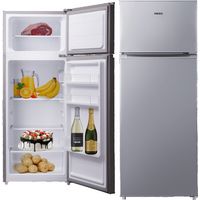 Nikkei SNDP238S Frigorifero Doppia Porta 210 L 143 cm Classe F Statico Controllo Meccanico colore Argento