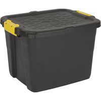 Storage Box 42 L Black Practo Home