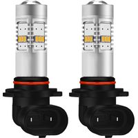 1800LM 9005 / HB3 Driving Light DRL Fog Light, 360° driving light, suitable as daytime running light or fog light replacement, amber