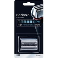 Cabezal de repuesto 52S, compatible con afeitadoras eléctricas Serie 5, color plateado-Producto compatible