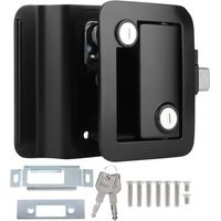 Serrure de Porte de Camping-car, Loquet de Porte de Camping-car avec Accessoires, Serrure de Porte de Camping-car en Alliage de Zinc pour Camping-car Cavaran.