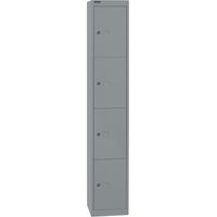 BISLEY Garderobenschrank Office Silber