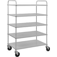 Estantería rodante Zero 5 pisos L x A x H 980 x 585 x 1445