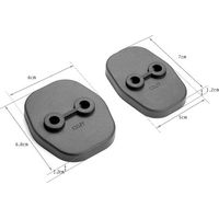 Housses de décoration de serrure de porte de remplacement pour Peugeot 3008/308/408/508, Citroën C-Elysée/C4L/C5, décorations de voiture étanches (lot de 4)