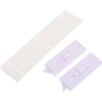 Lot De 2 Verrous De Fenêtre Pliables En Vinyle Pour Fenêtres De Haut En Bas Remplacement De Fenêtre Composant De Fermeture De Verrouillage De Fenêtre Kit De Levage Et De