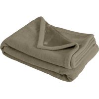 SACASA - Manta plaid verde olivo 130x170cm PANORA