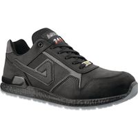 Scarpa di sicurezza Roky, taglia 45, W.11, nero, S3 SRC, ESD, EN20345, in pelle