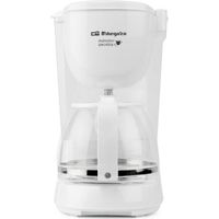 Orbegozo Moderne Kaffeemaschine Weiß 12 Tassen 1,25 L