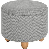 Marchepied, pouf de rangement pratique, pouf rond, pouf à chaussures (pouf à chaussures uniquement)